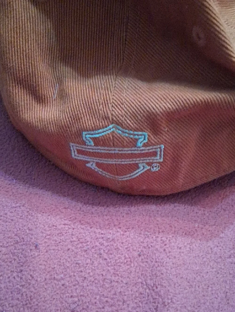 Harley-Davidson Kids Bright Orange Hat with White Embroidery